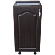 Corp inferior cu 1 usa stanga Zebra, Wenge/ MDF Wenge Mustata, fara blat, 40 x 82 x 50 cm Corp inferior cu 1 usa stanga Zebra, Wenge/ MDF Wenge Mustata, fara blat, 40 x 82 x 50 cm